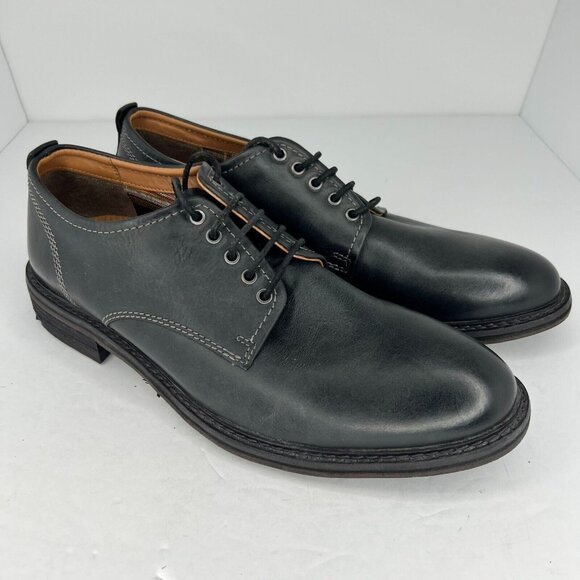 Lucky Brand Mens 115-20304 Black Hogan Leather LaceUp Size 10.5M Dress Shoes main image 6